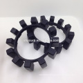 coupler sealing cushion elastomer plum blossom rubber buffer elastic ring hexagonal